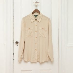 VINTAGE 100% SILK BLOUSE